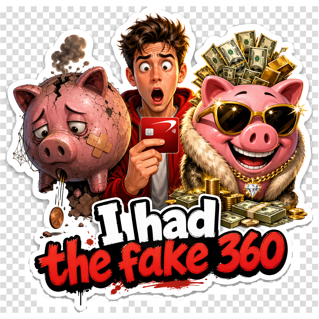 I Had the Fake 360 Capital One Settlement Meme Sticker