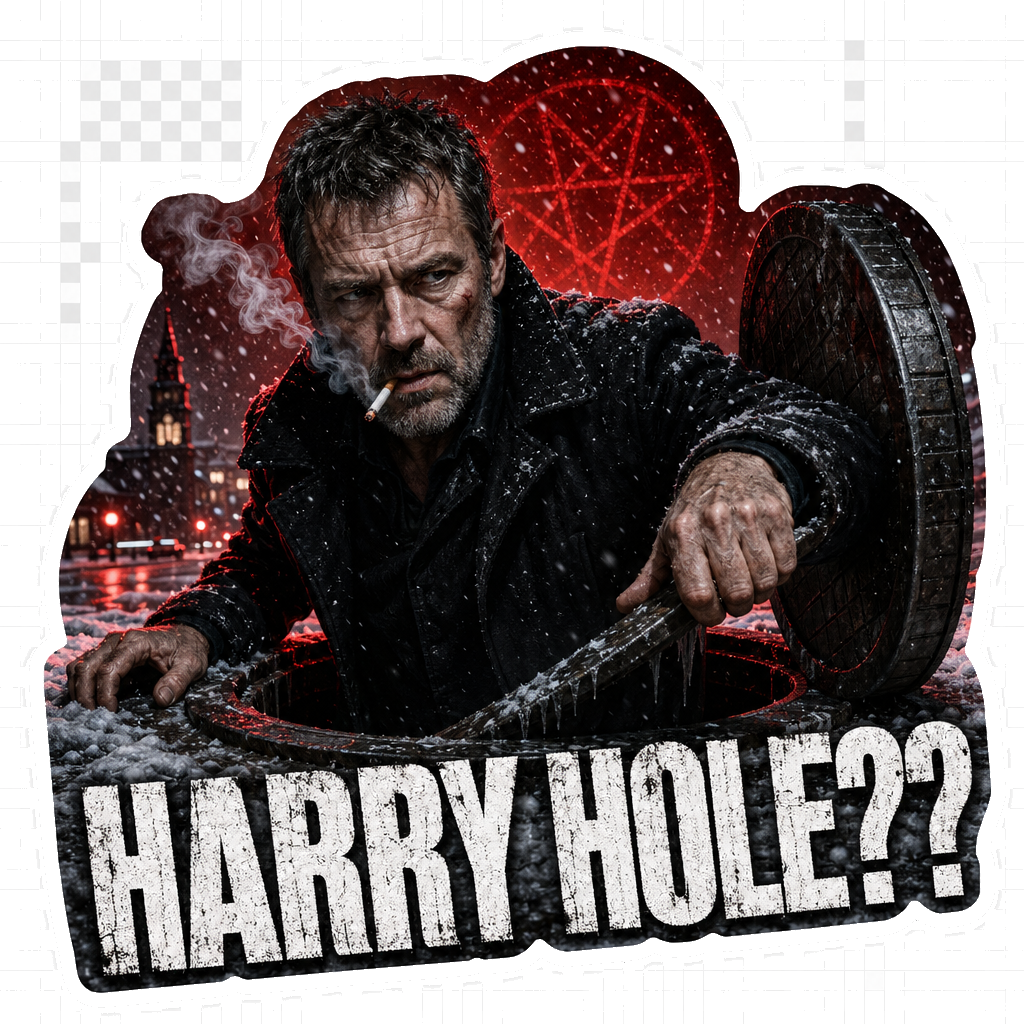 Harry Hole?? Detective Hole Netflix Meme Sticker