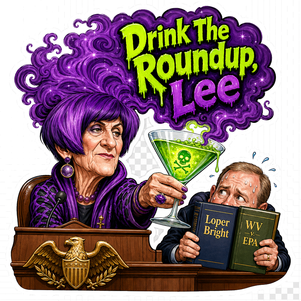 Rosa DeLauro Drink The Roundup Lee Zeldin Sticker