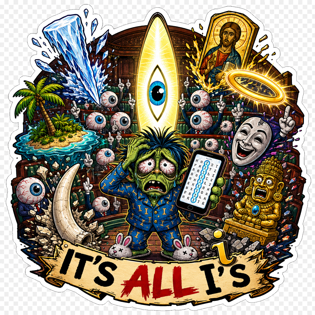 NYT Strands The Ayes Have It April 27 Meme Sticker